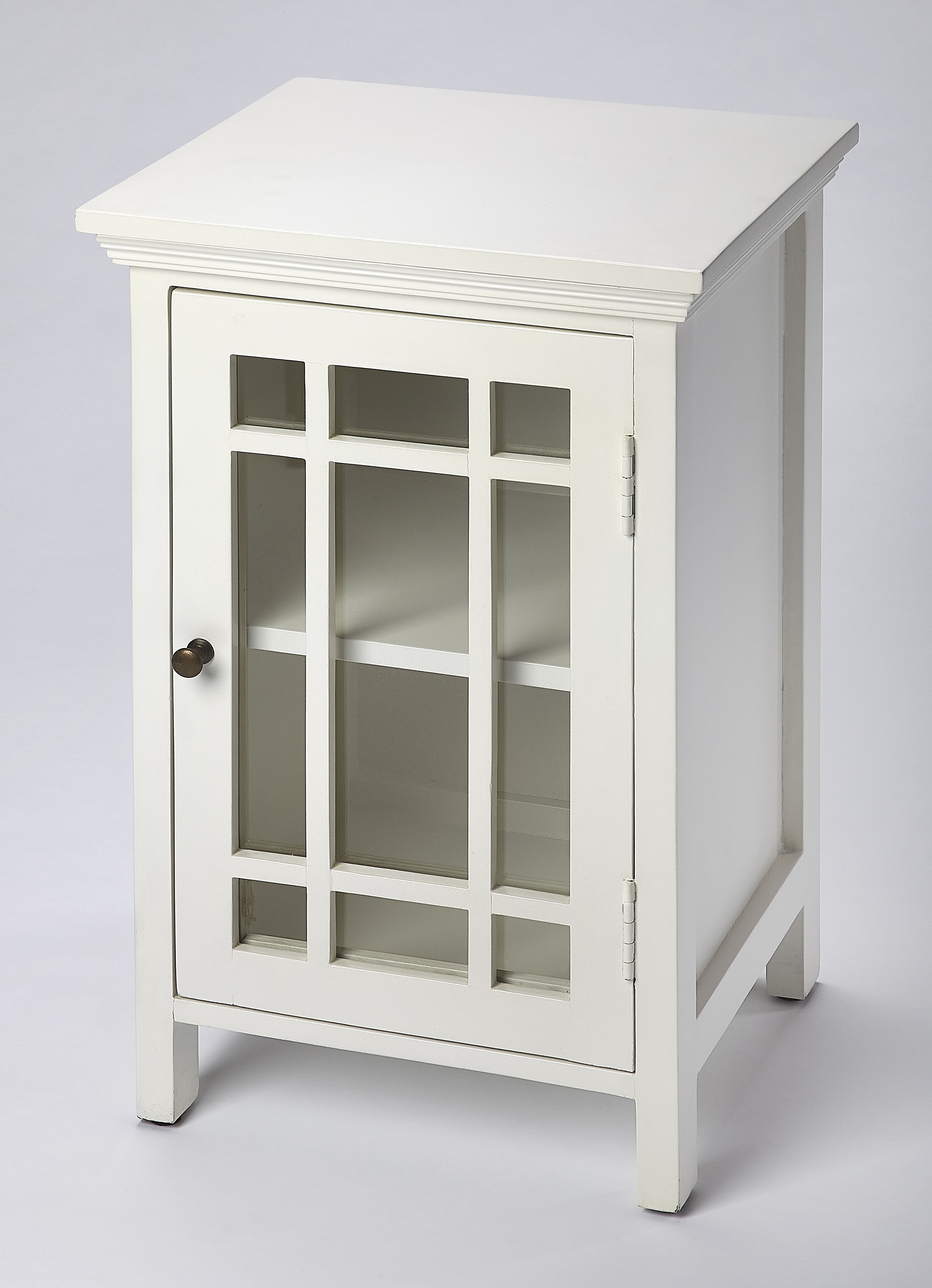 Baxter Smooth White Cabinet - Image 0