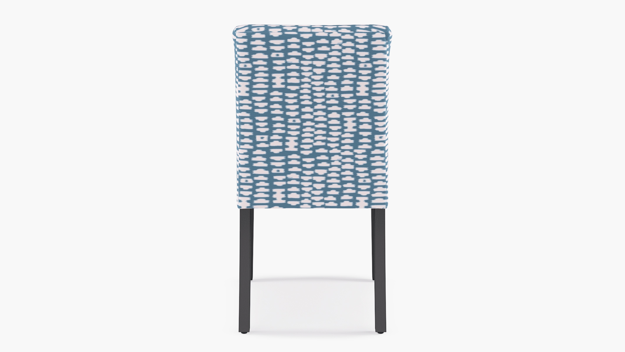 Classic Dining Chair, Dusty Blue Odalisque, Black - Image 3