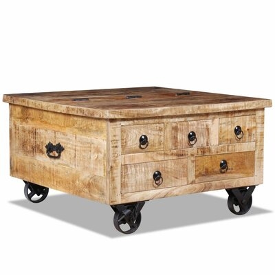 Huntleigh Wheel Coffee Table with Storage - Image 0