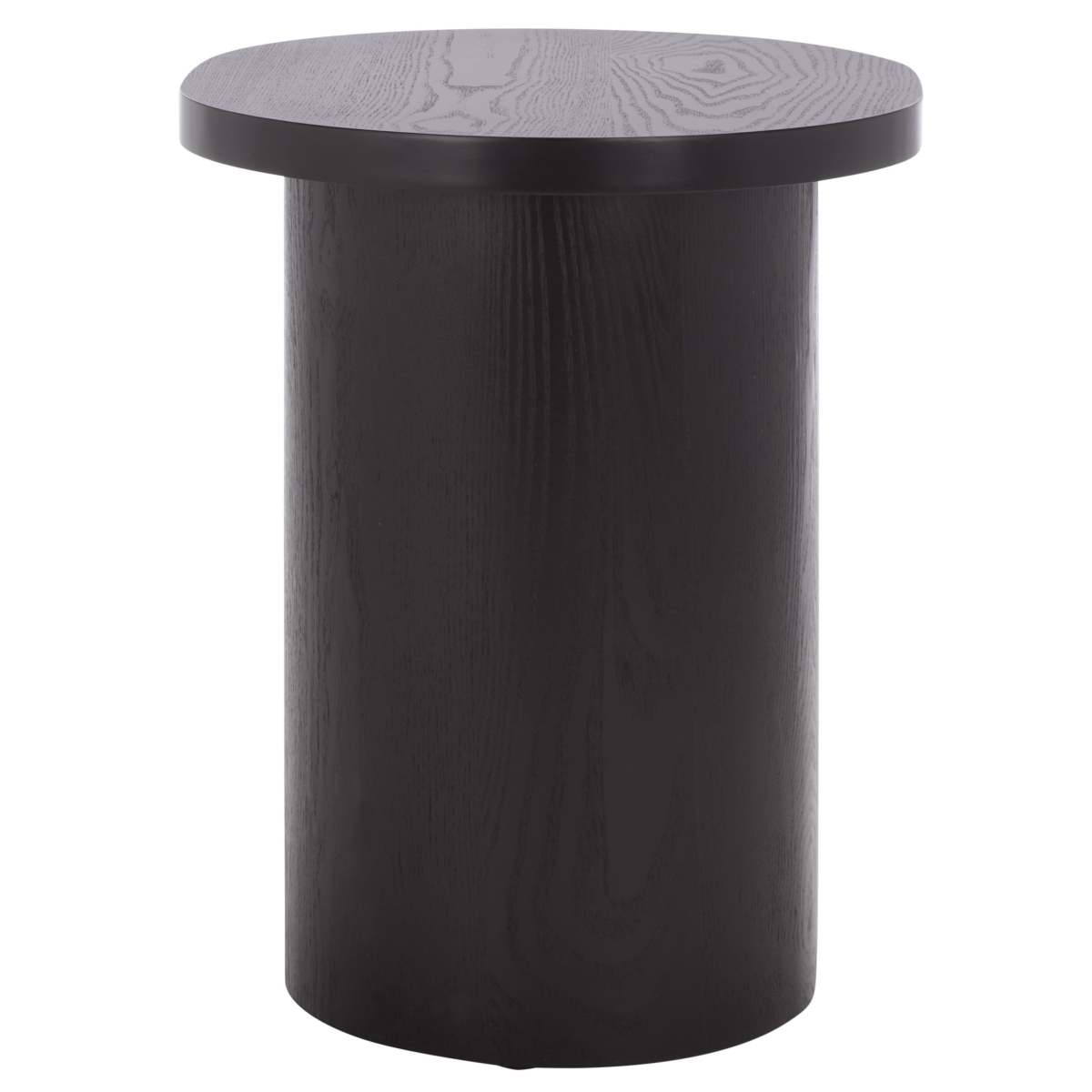 Ekon Round End Table - Black - Safavieh - Image 6