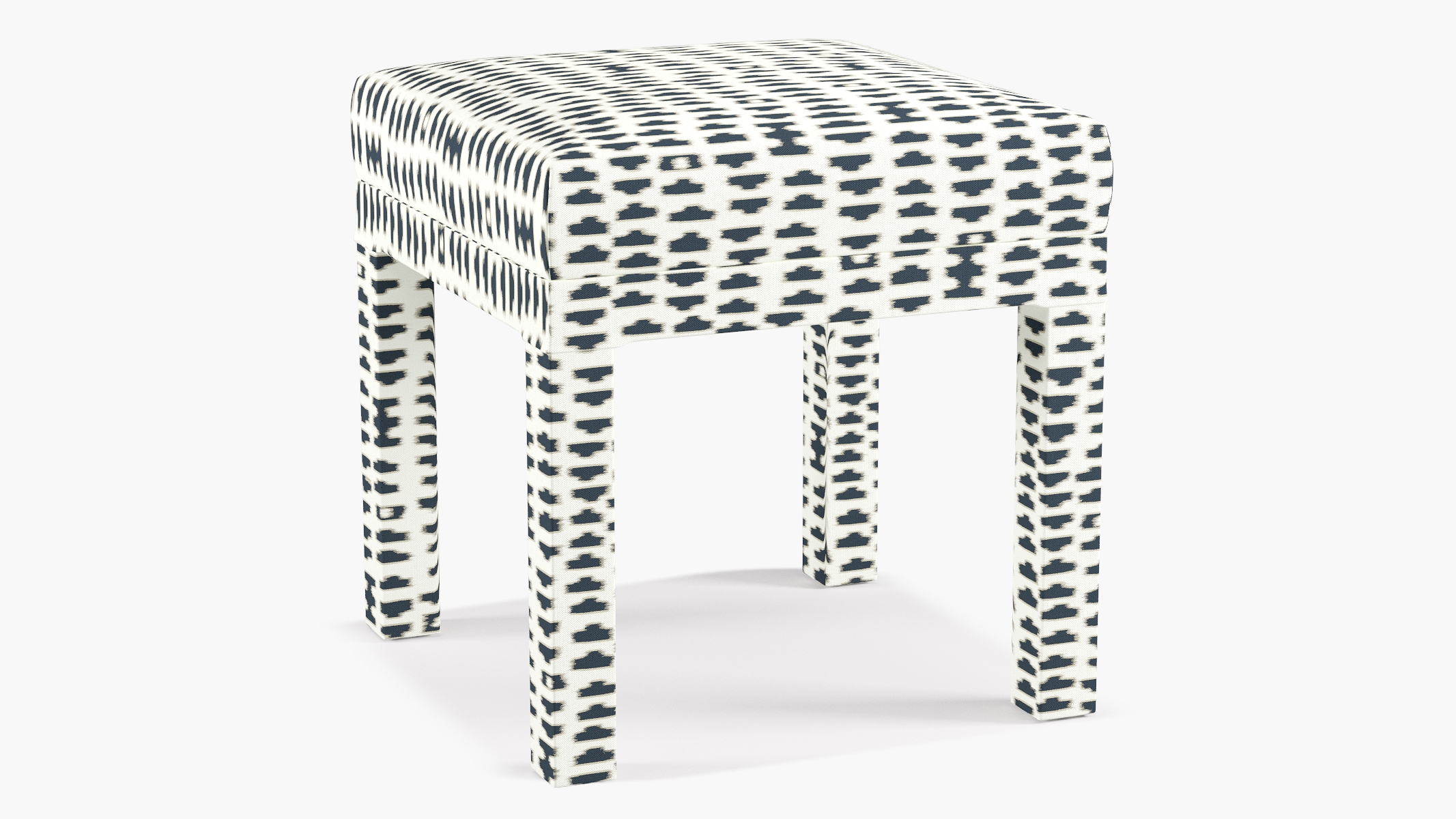 Parsons Ottoman, Ivory Odalisque - Image 1