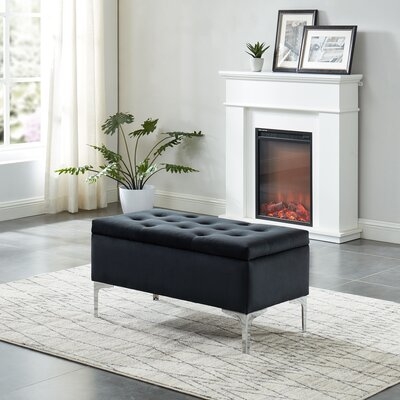 Edgar Upholstered Storage Bench - Image 0