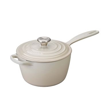 Le Creuset Signature Saucepan, Meringue - Image 0