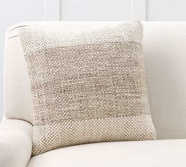 Nara Woven Pillow Cover, 20", Natural Multi - Image 0