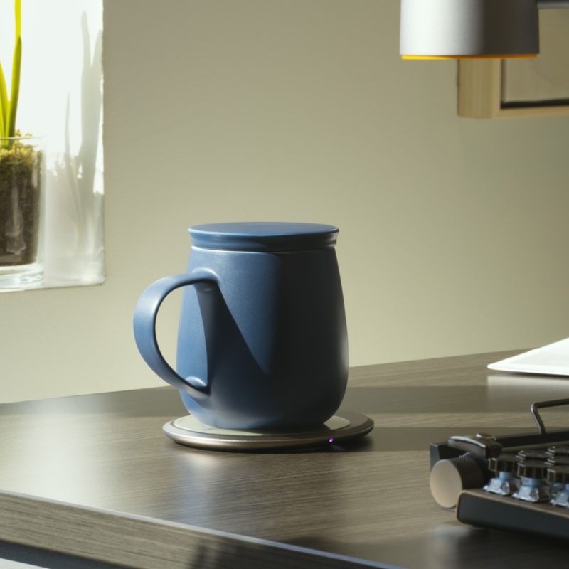 Ohom Ui 3 Deep Navy Heated Coffee Mug - Image 3