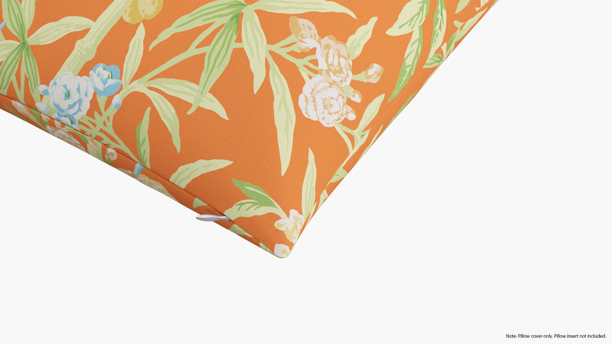 Throw Pillow Cover 18", Mandarin Lanai, 18" x 18" - Image 1