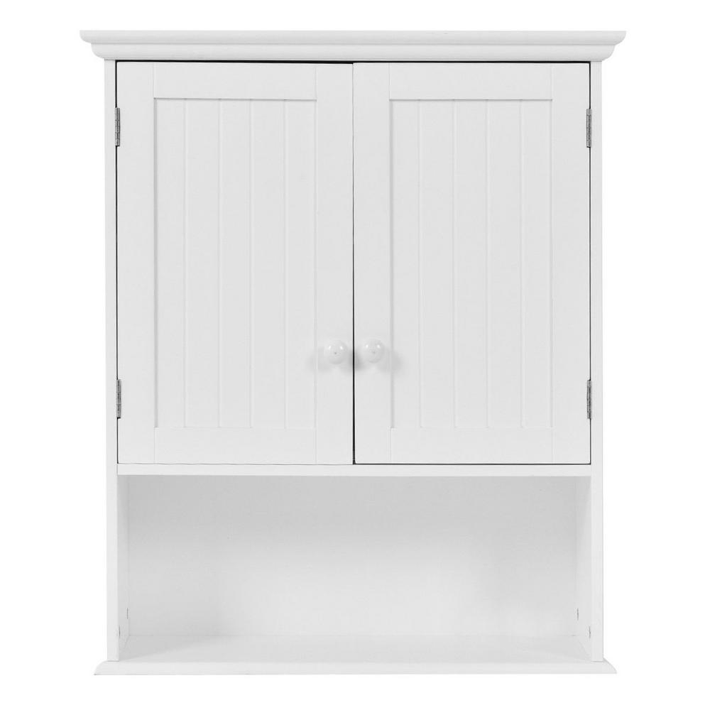 CASAINC 7.9 in. W Wall Munted Wall-mounted Bathroom Medicine Cabinet in White - Image 0