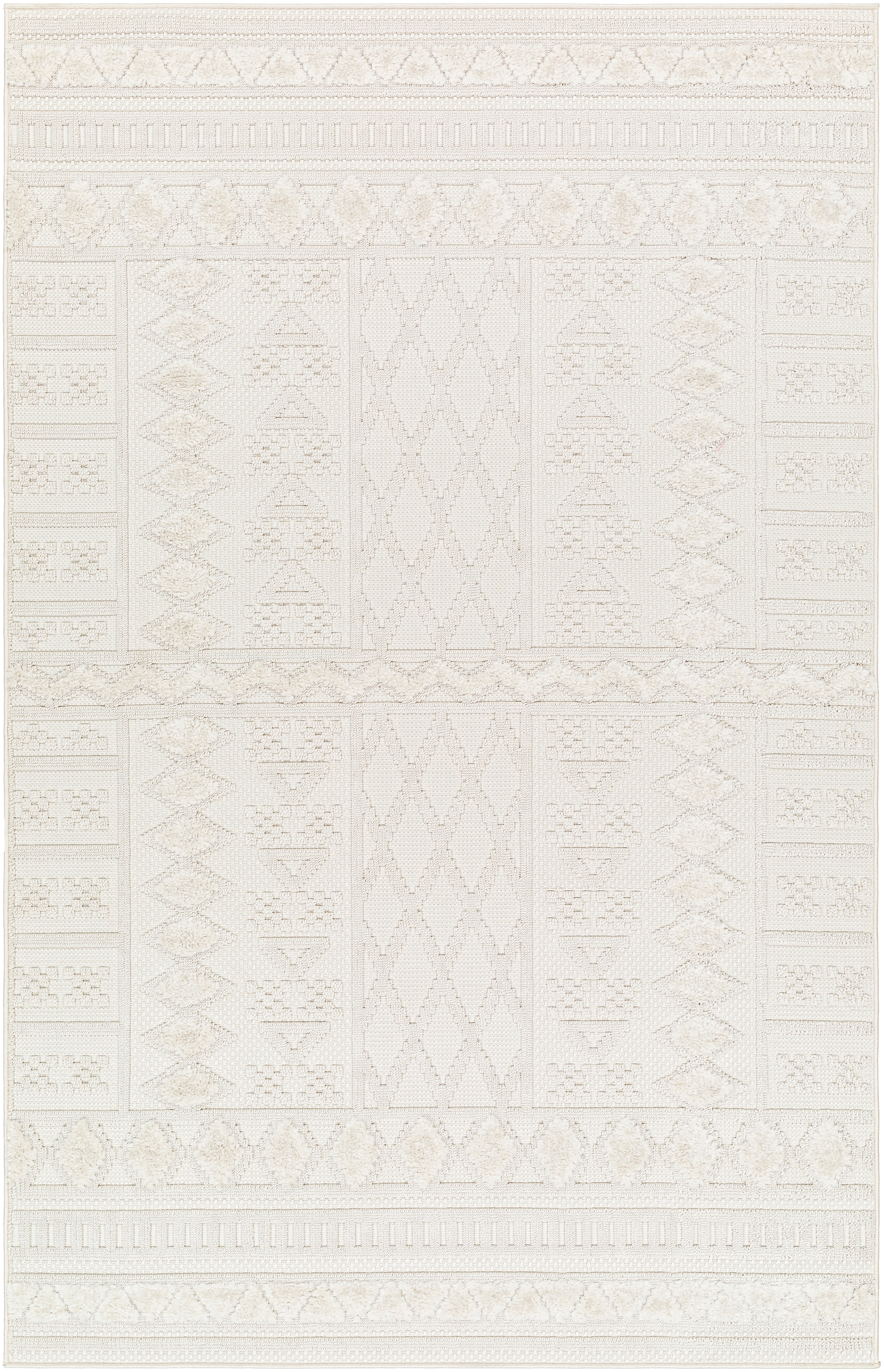 West Palm Beige Outdoor 2'7" x 7'3" Machine Woven Rug - Image 0