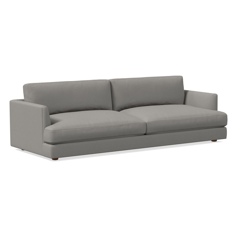 Haven 96" Multi-Seat Sofa, Standard Depth, Performance Washed Canvas, Storm Gray - Image 0