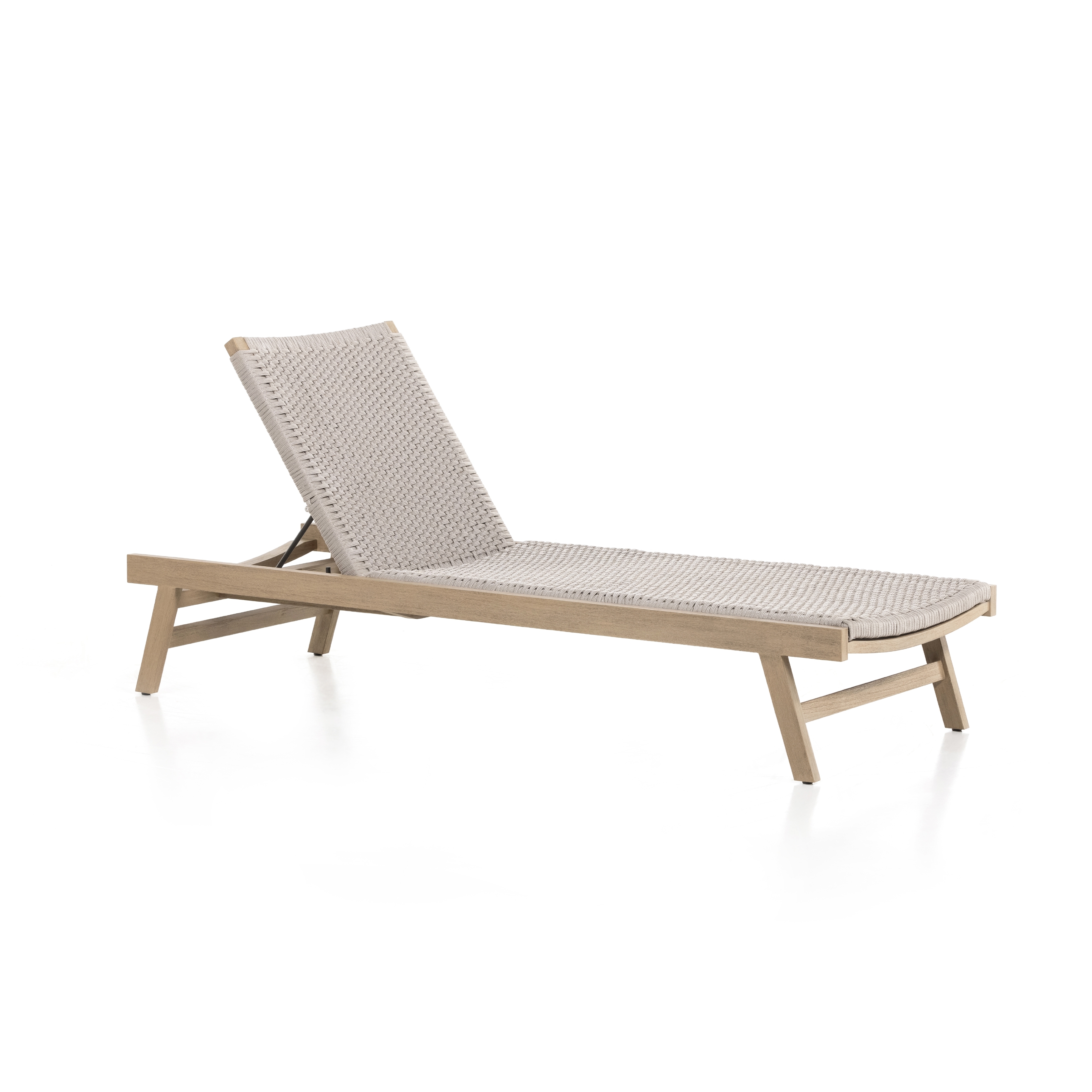 Delano Outdoor Chaise Lounge-Brown - Image 2