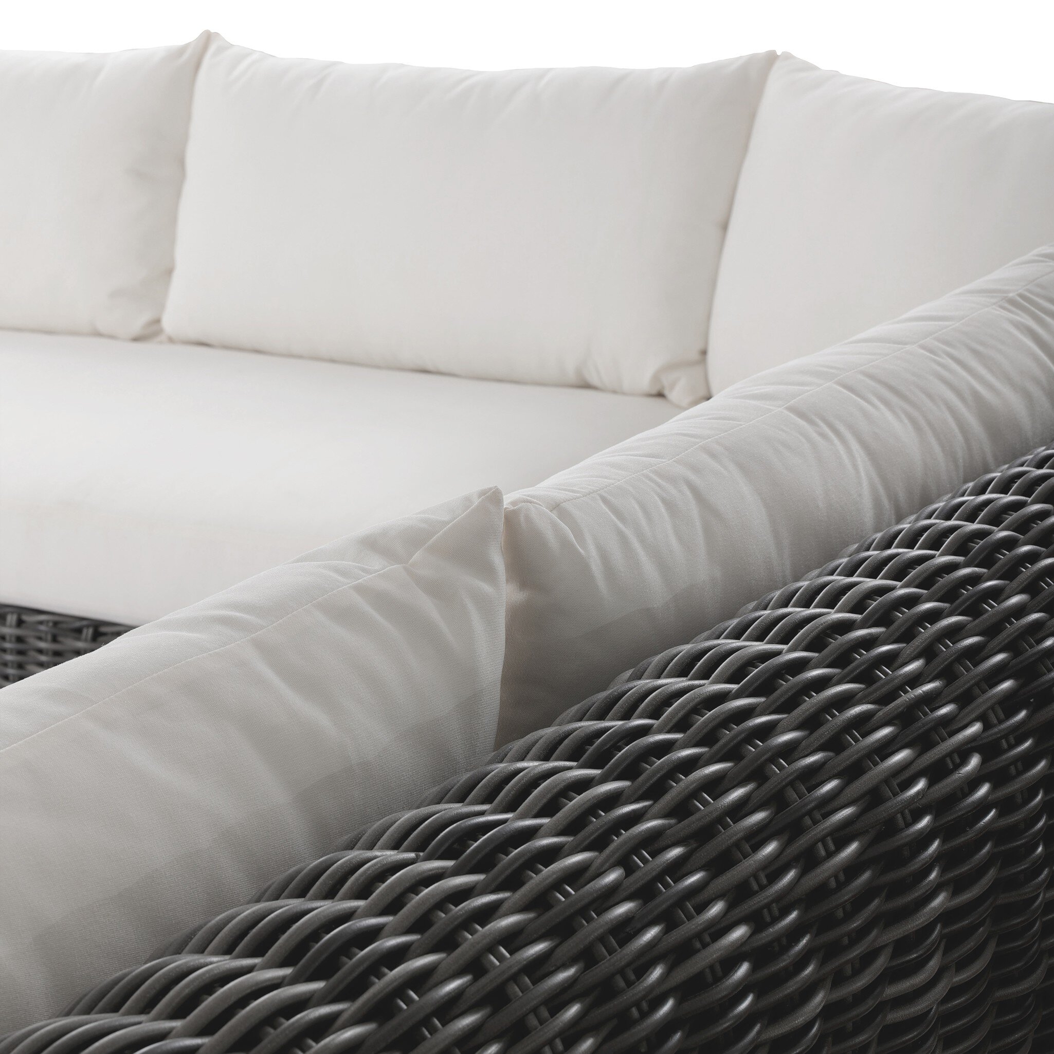 Messina Outdoor 3Pc Sectional - Venao Ivory - Image 10