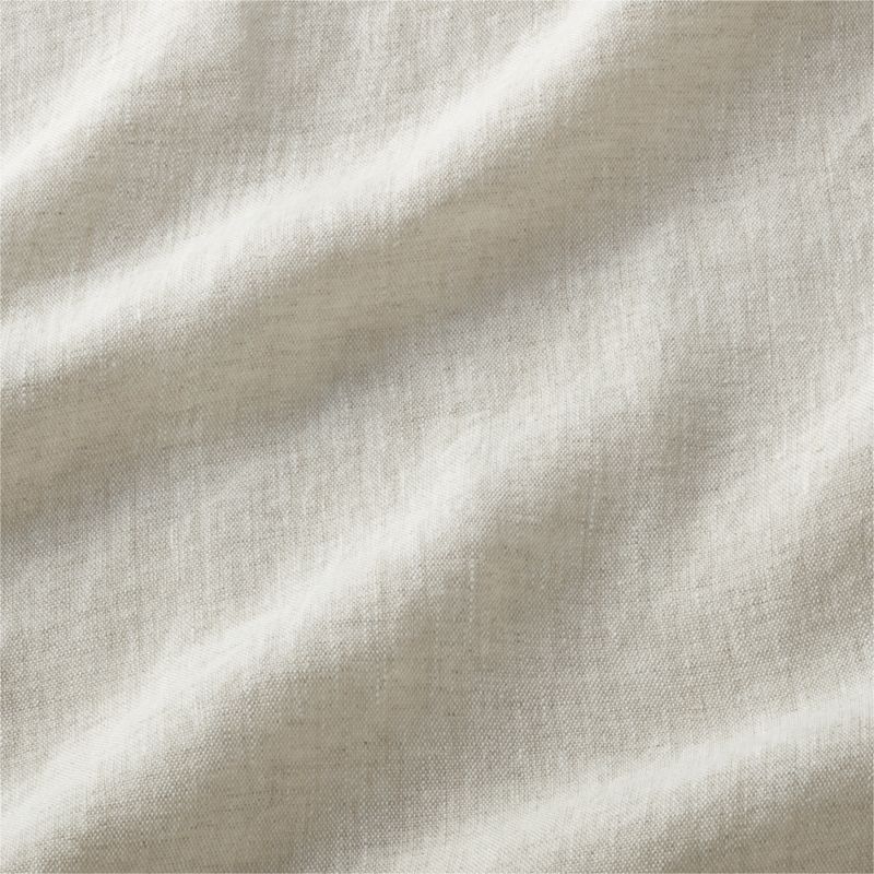 New Natural EUROPEAN FLAX ™-certified Linen Warm Natural Queen Bed Sheet Set - Image 1