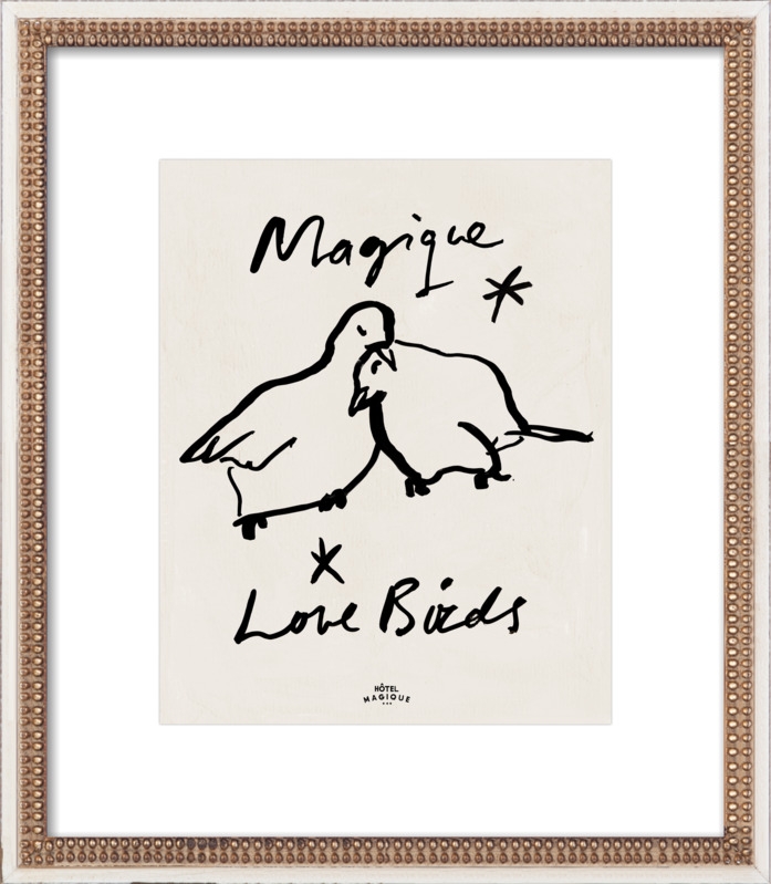MAGIQUE LOVE BIRDS by Milou Neelen for Artfully Walls - Image 0