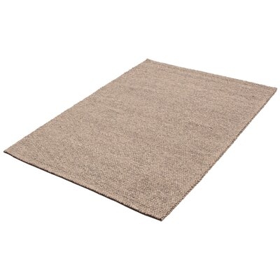 Bussey Hand Braided Wool Gray Area Rug - Image 0