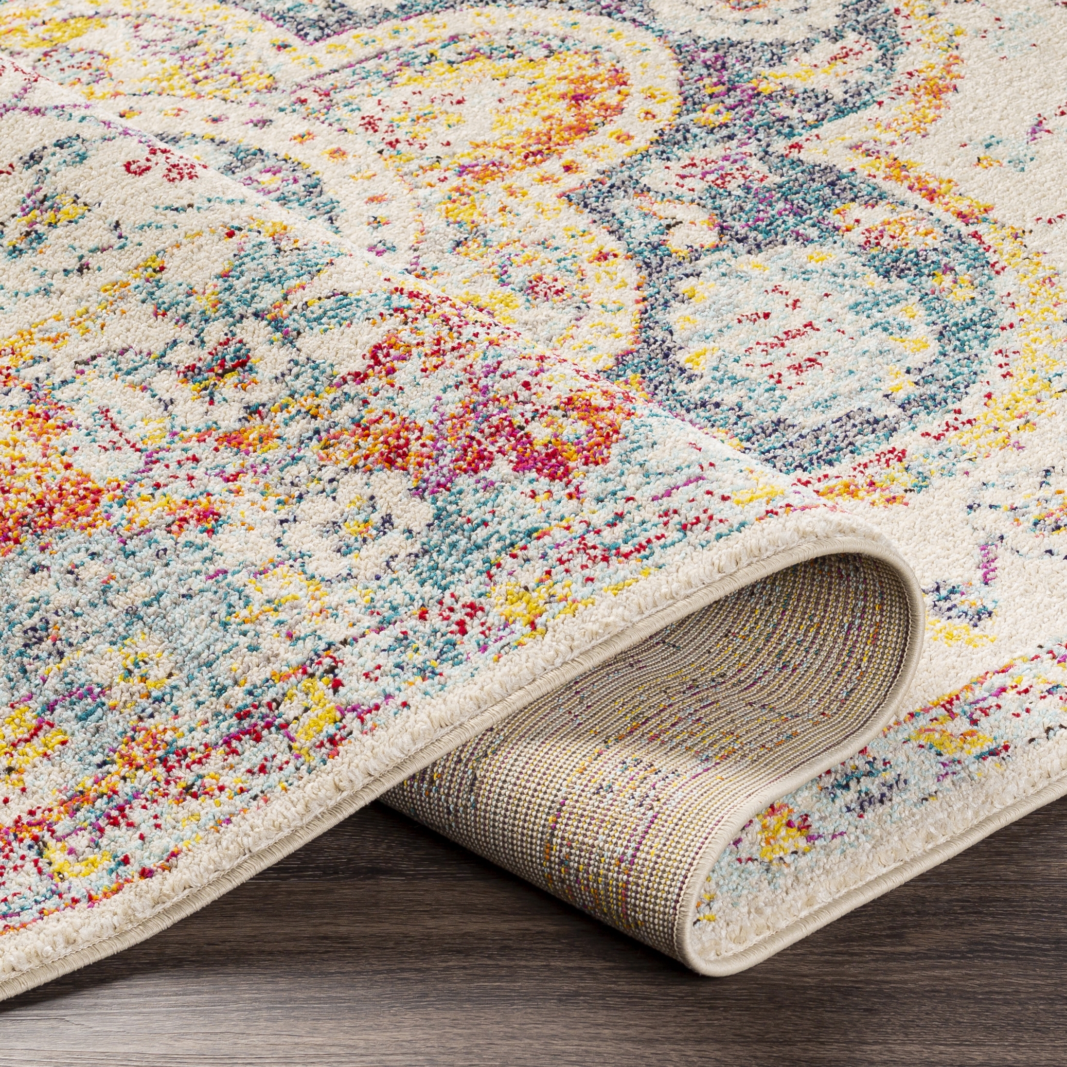 Morocco Blue Indoor 2' x 3' Machine Woven Rug - Image 4