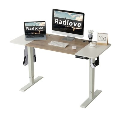 55" to 63" Electric Height Adjustable Standing Desk - Image 0