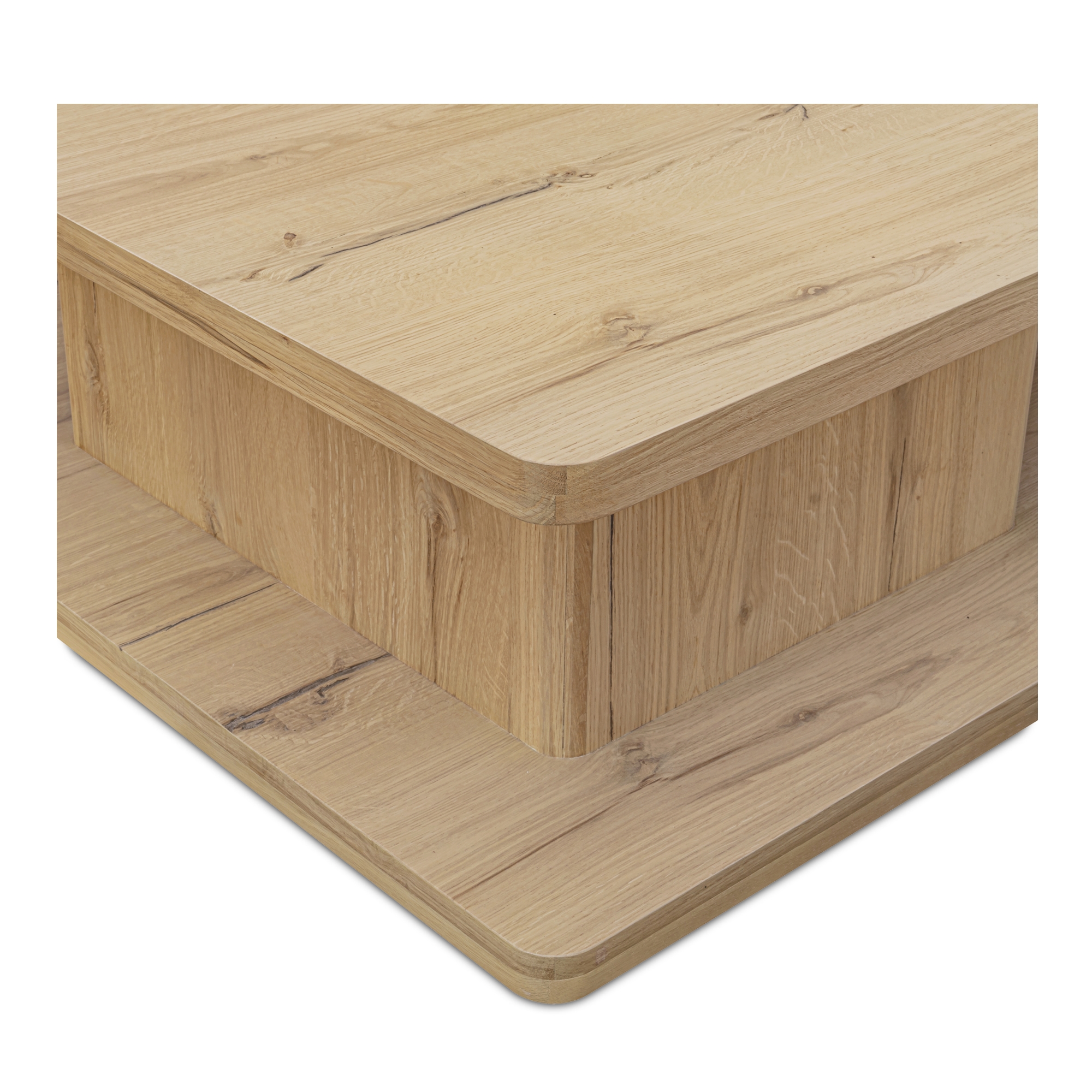 Casey Large Coffee Table Rustic Oak - Image 4