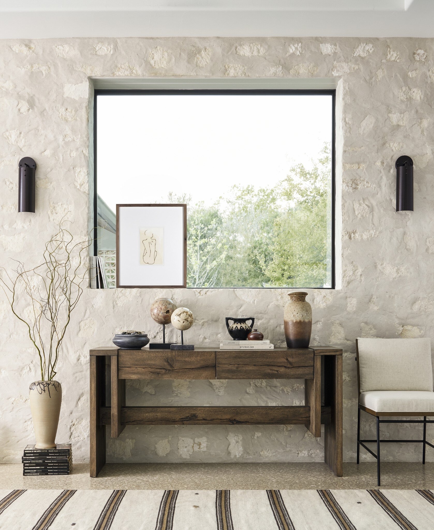 Libre I by Gold Rush Art Co - Rustic 1.5 Walnut - Image 1