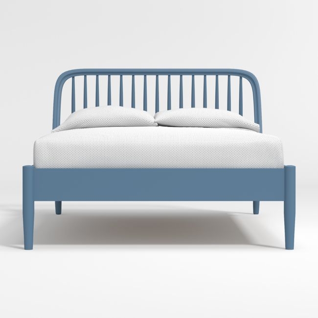 Bodie Blue Spindle Full Bed - Image 0