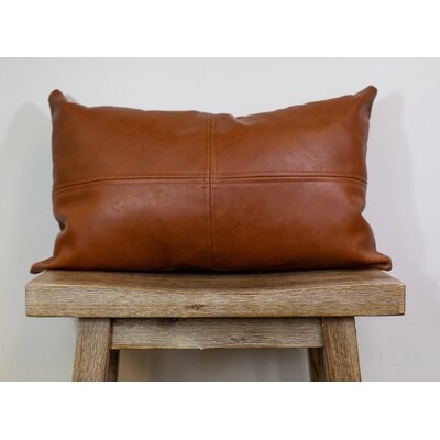 Faux Leather Pillow Cover/BB-39*Rectangle - Image 0