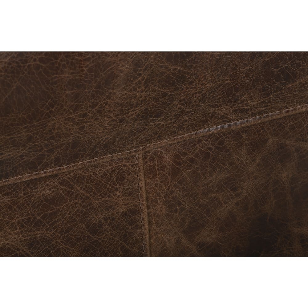 Lilah Leather Ottoman - Image 7