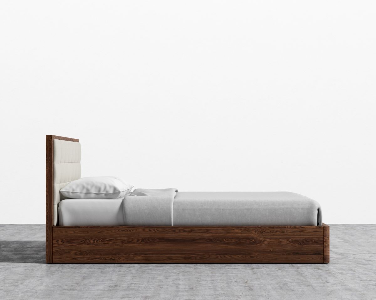 Charlotte Storage Bed / King / Modern Felt, Alesund - Image 3