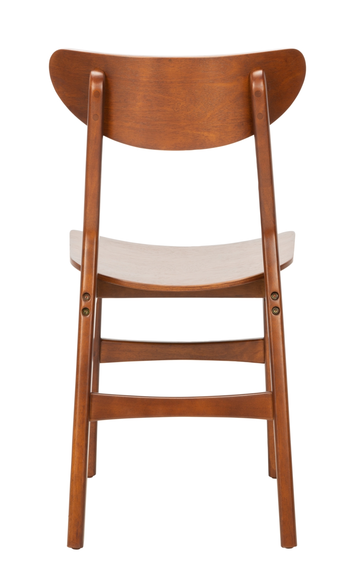 Lucca Retro Dining Chair - Walnut - Safavieh - Image 6