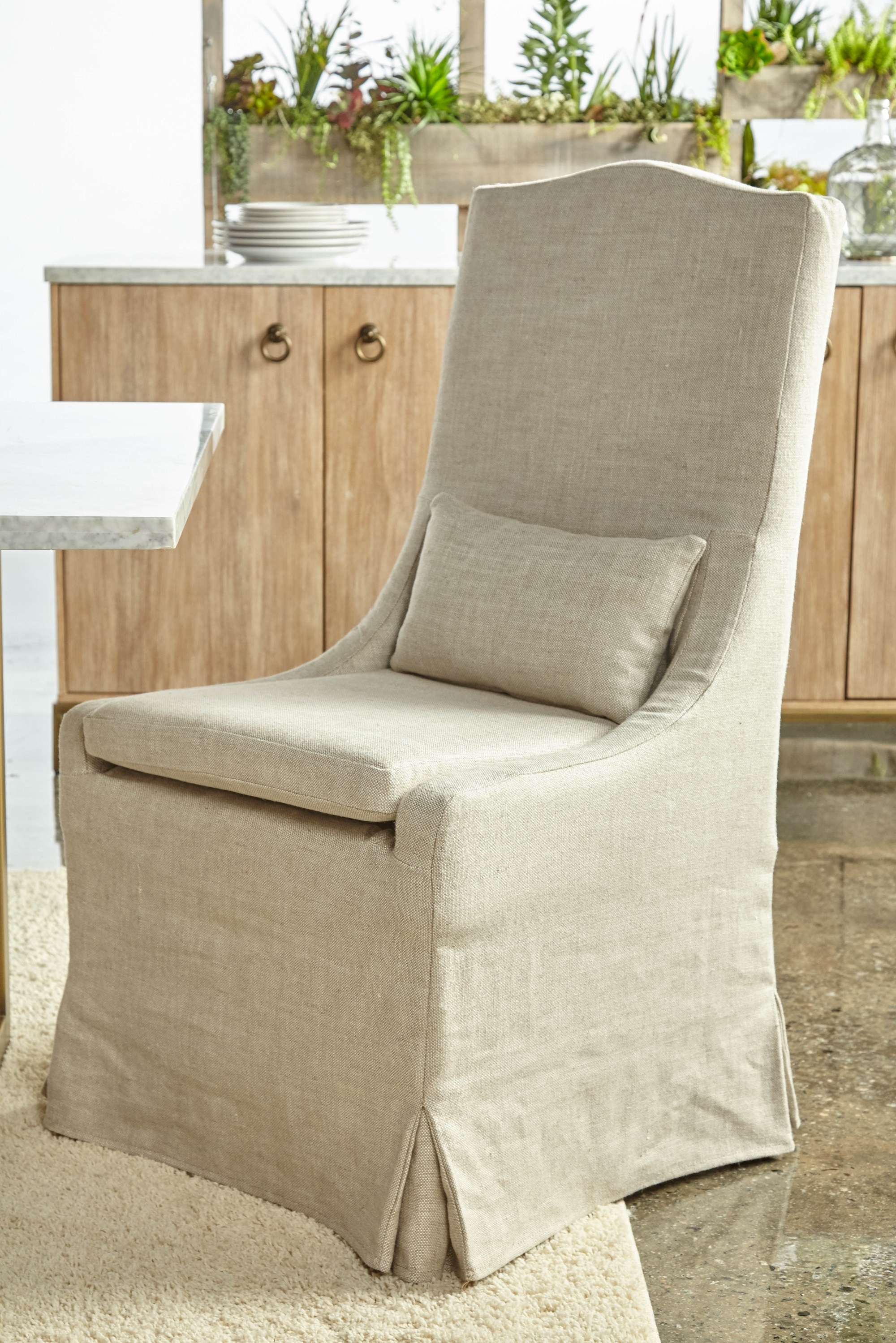 Colette Slipcover Dining Chair, Set of 2 - Image 7