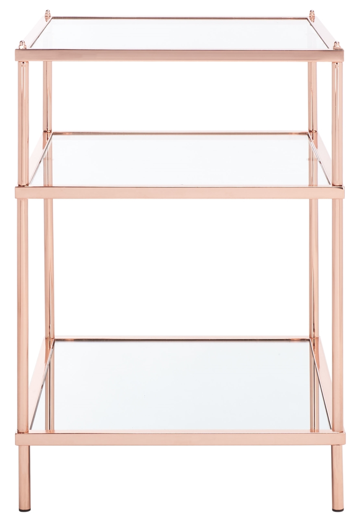 Noelia 3 Tier Accent Table - Rose Gold - Safavieh - Image 6