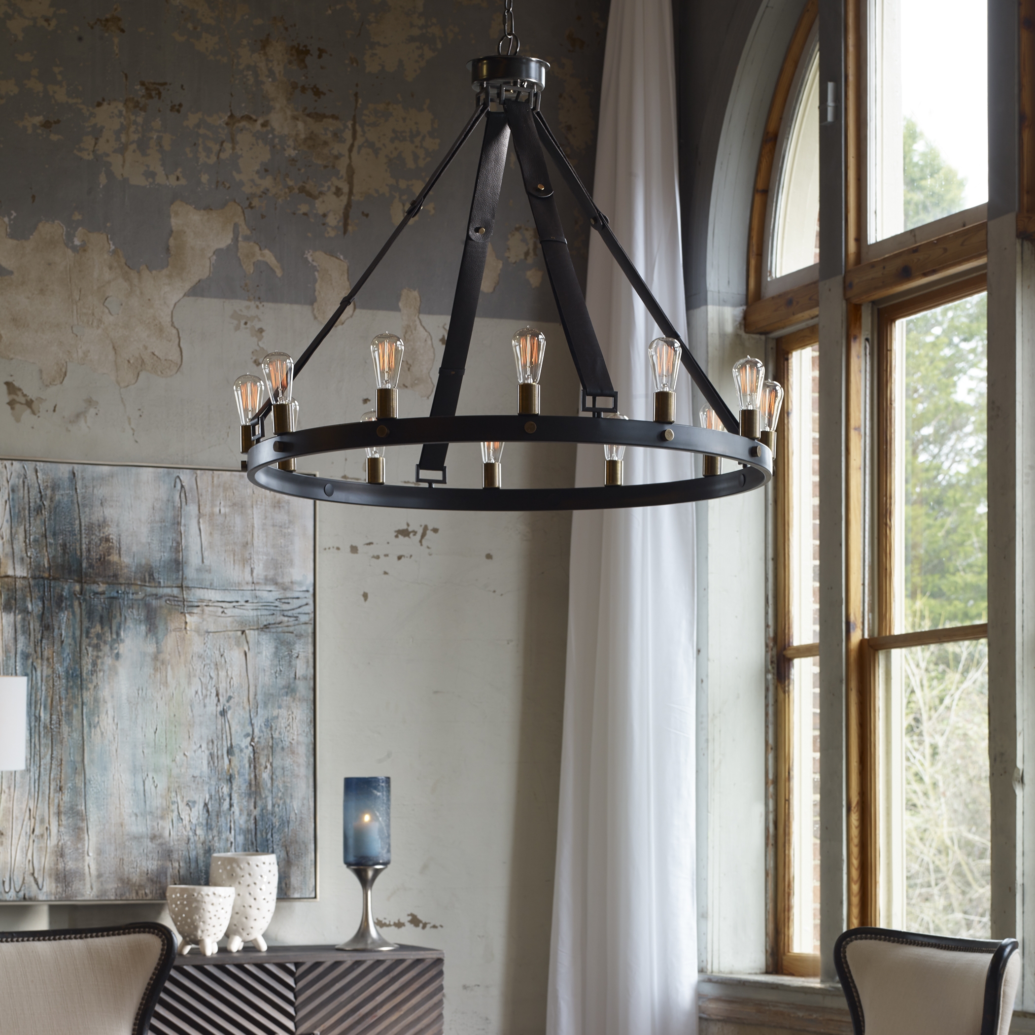 Marlow 12 Light Circle Chandelier - Image 1