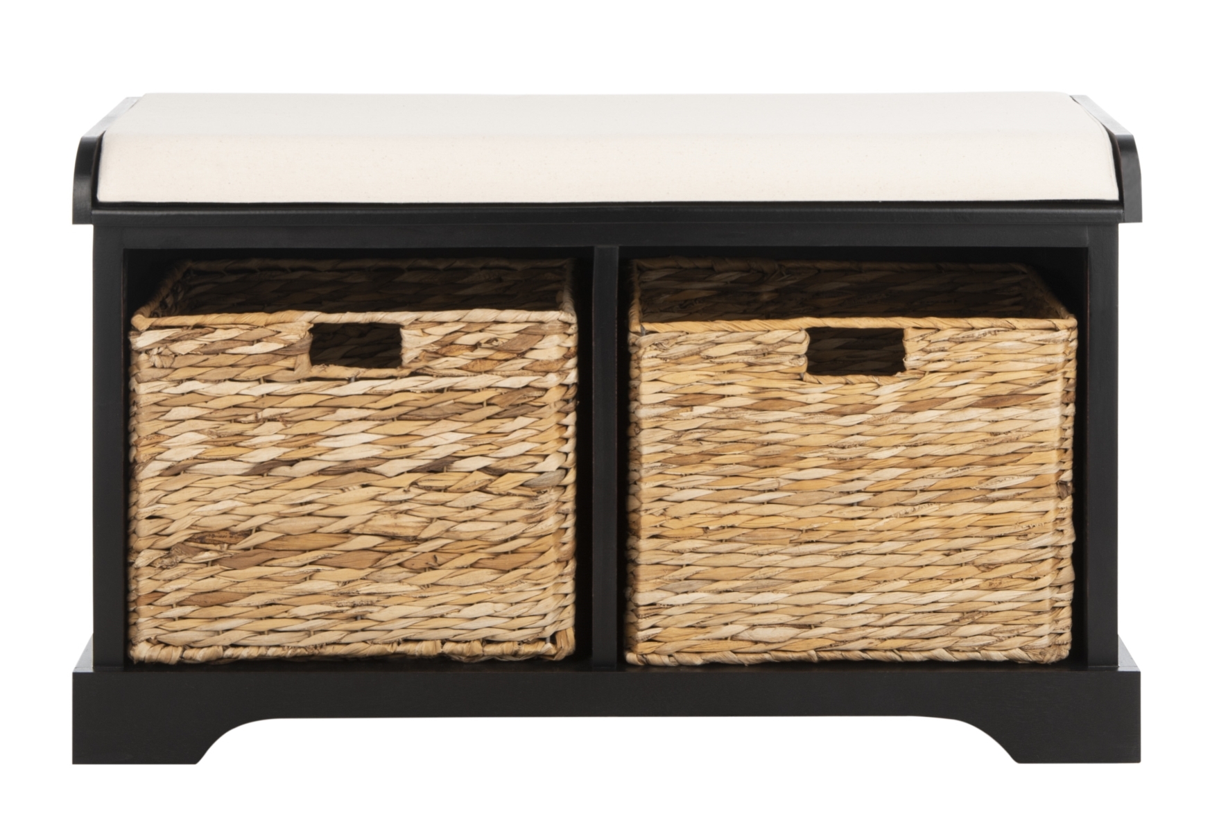 Freddy Storage Bench - Black - Safavieh - Image 0