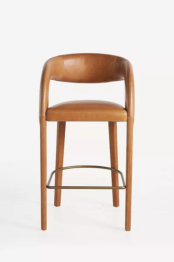 Leather Hagen Counter Stool - Image 0