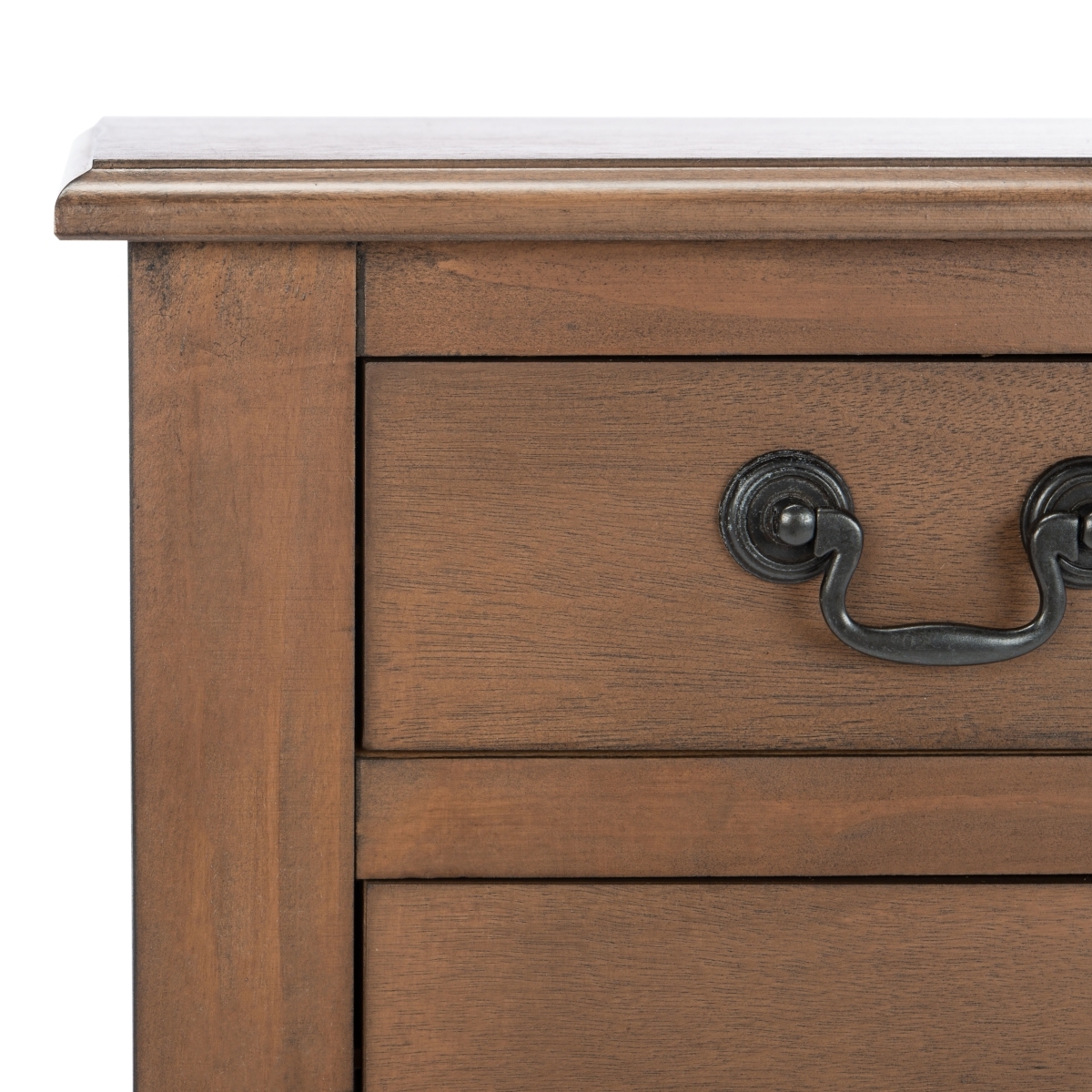 Athena 3 Drawer Console Table - Brown - Safavieh - Image 2