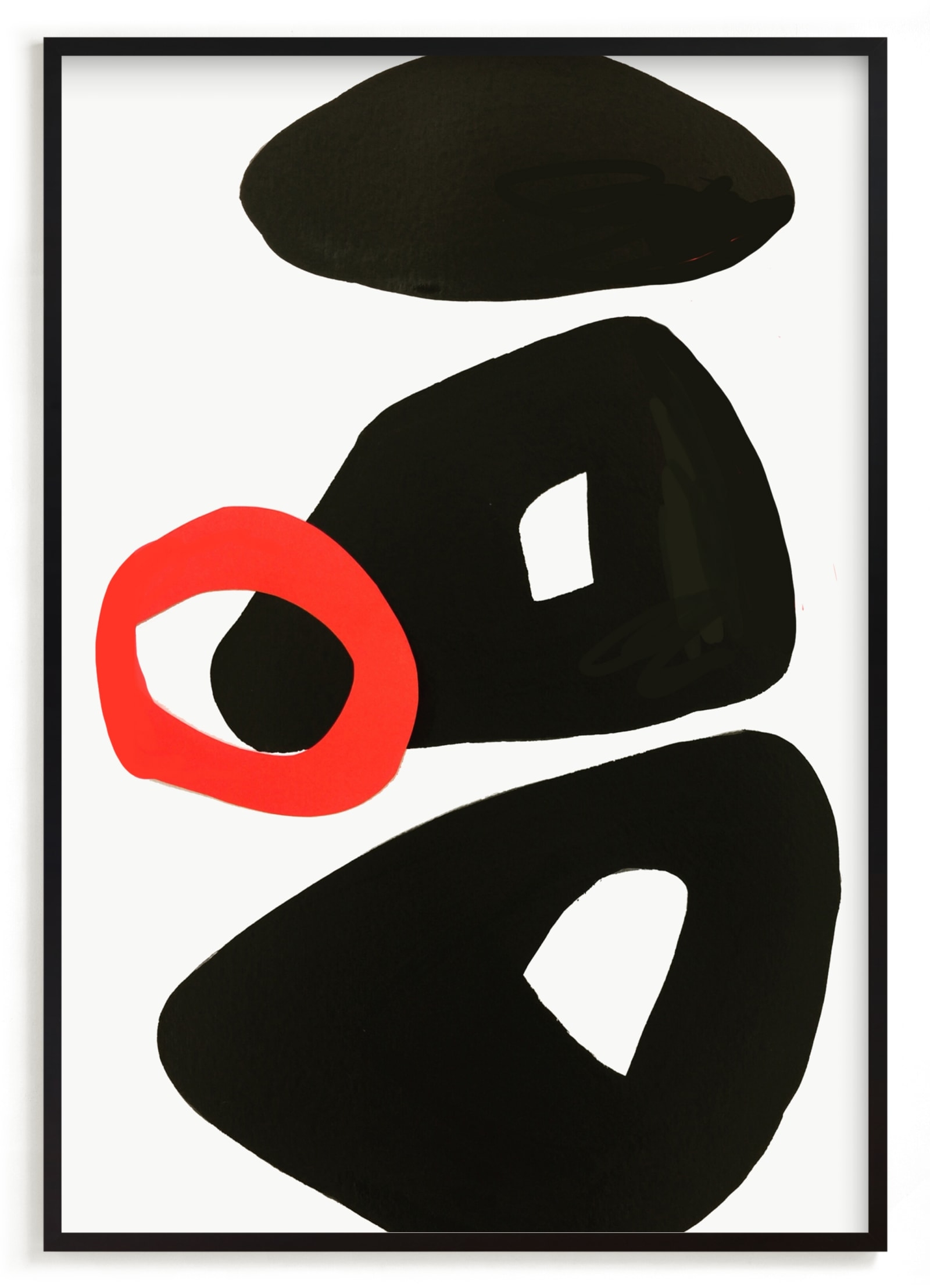 Red Circle Limited Edition Fine Art Print 2 - Image 0