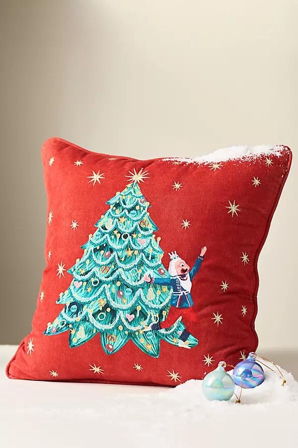 Cotton Embroidered Pillow - Image 0