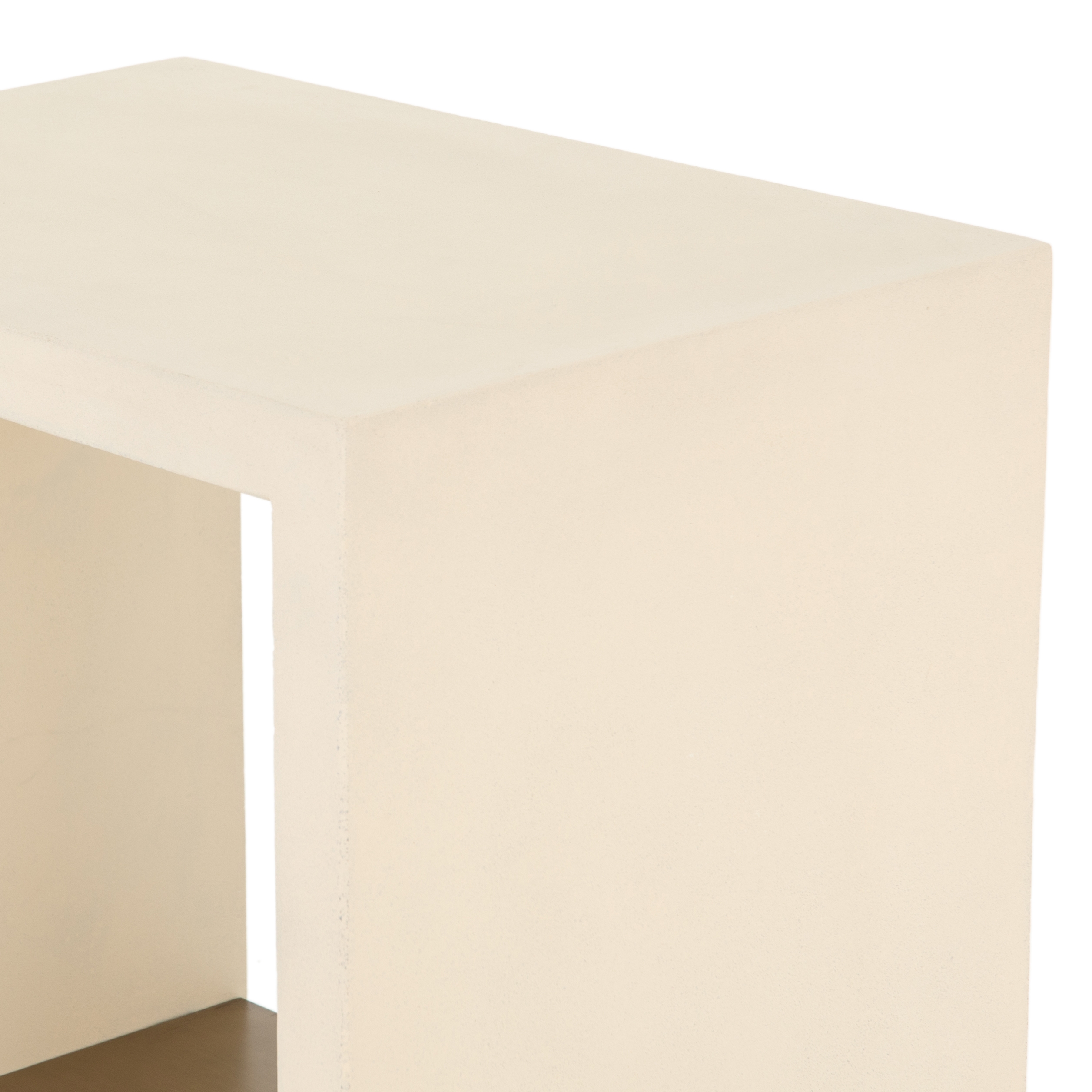 Aprilette End Table, Parchment White - Image 5