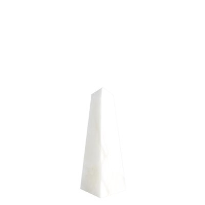 Alabaster Obelisk-White-Med - Image 0