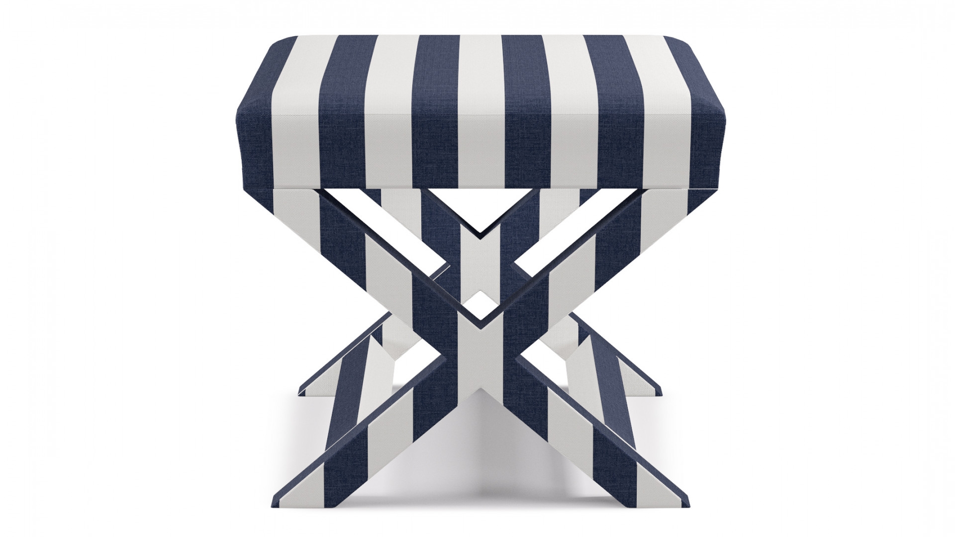 X bench | Navy Cabana Stripe - Image 0
