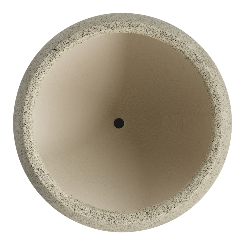 Pursl Small Indoor/Outdoor Planter - Sandstone - Image 2