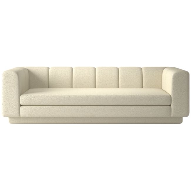 Yarrow 97.5 Sofa Bloce Cream - Image 0