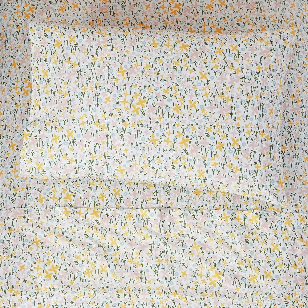 Old Truck Floral Sheet Set, Standard Pillowcase, WE Kids - Image 0