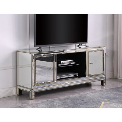 60 Inch Mirrored TV Stand - Image 0