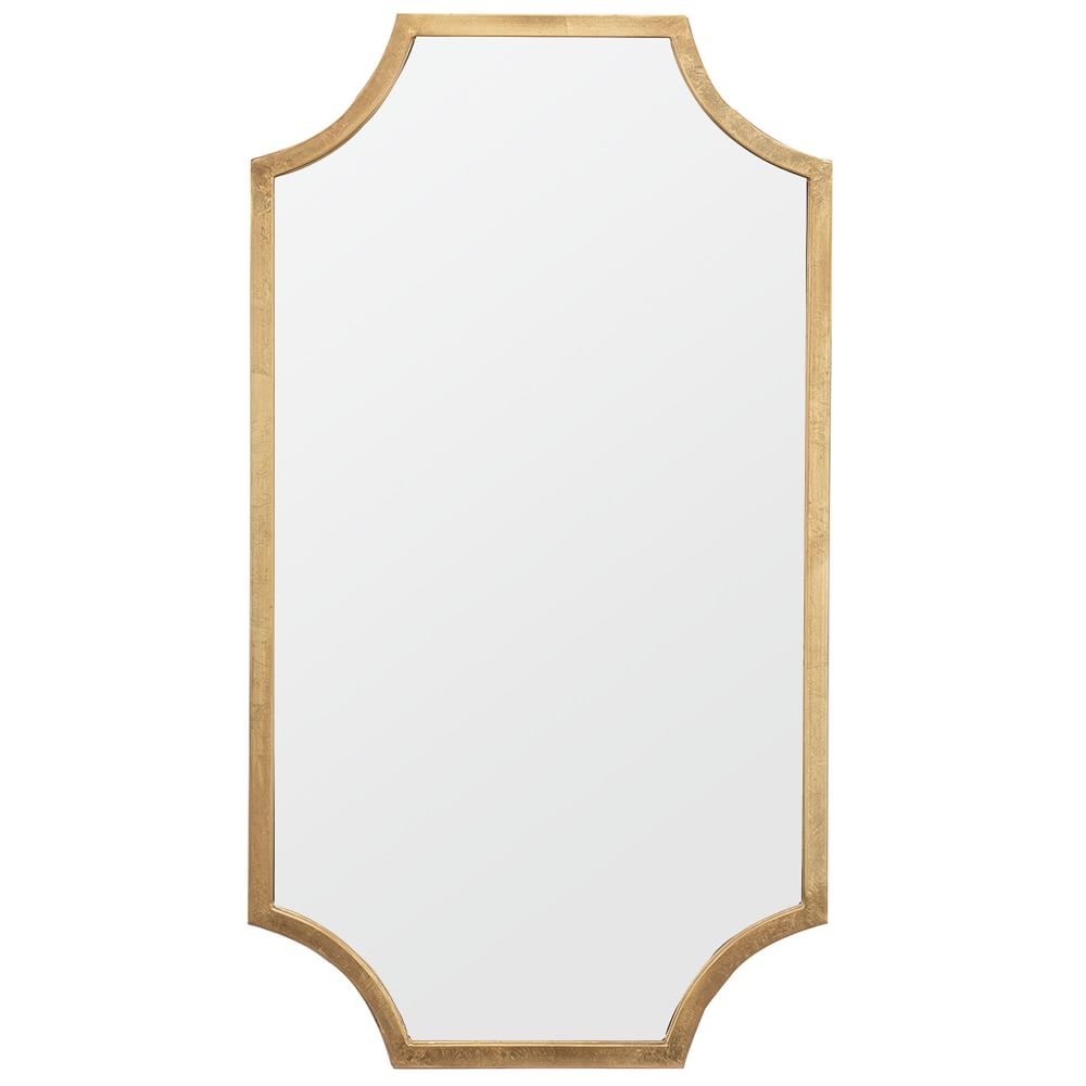 Scalloped Edge Mirror, Gold - Image 0