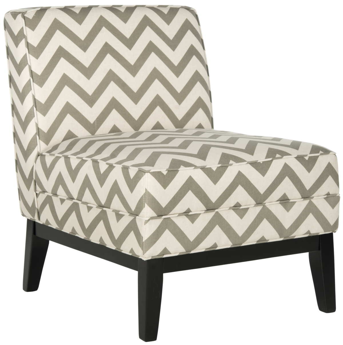 Armond Chair - Grey / White - Safavieh - Image 4