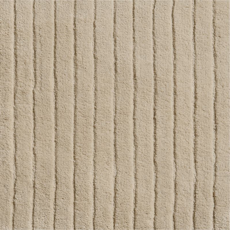 Aija Striped Pampas Ivory Kids Performance Area Rug 6'x9' - Image 2