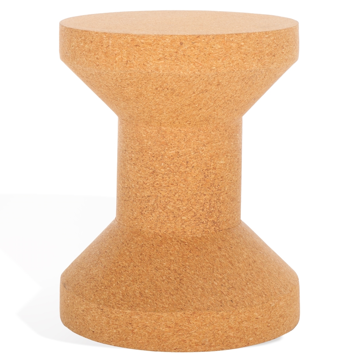 Katalisa Cork Drink Table - Cork - Safavieh - Image 0