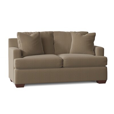 65" Recessed Arm Loveseat with Reversible Cushions - Image 0