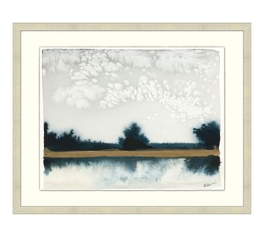 Western Lake 1 Framed Matted Print, 36" x 29" - Image 2
