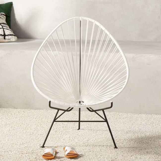 Acapulco White Outdoor Chair - Image 0