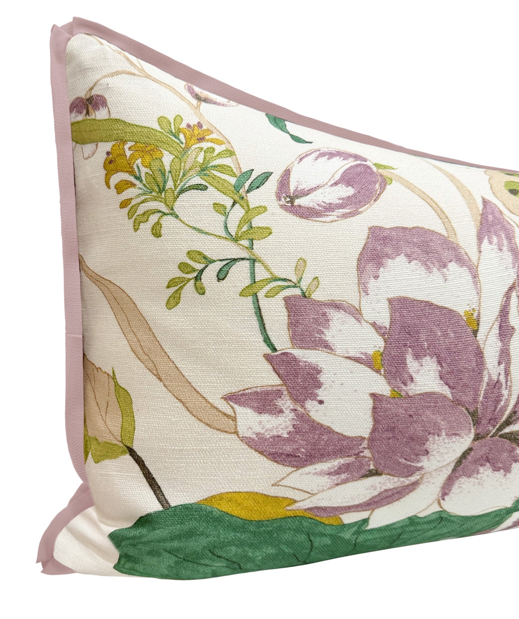 THE XL LUMBAR :: WATERLILY // LILAC | LDC - Sample 4" X 4" / BUTTERFLY FLANGE / Lilac - Image 3